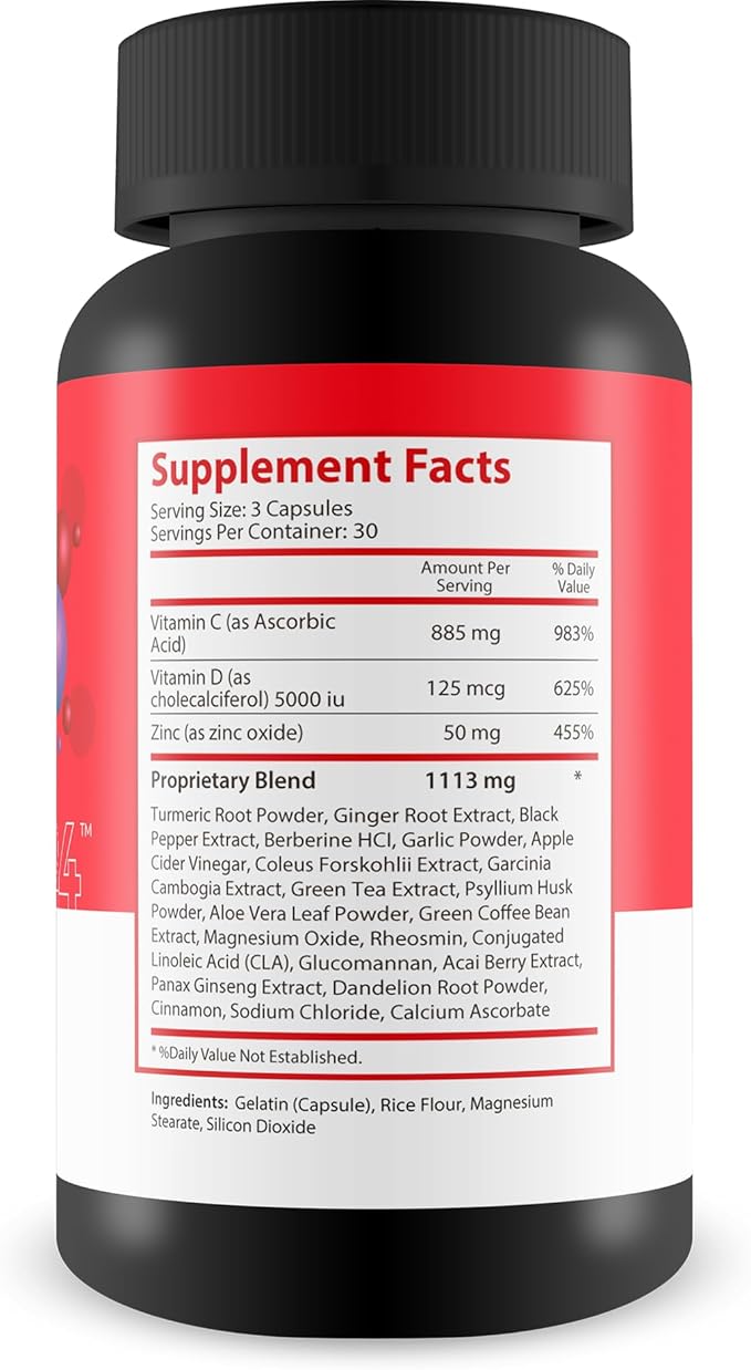 Pro Sugar Defender 24 - Our Best Blood Cleanse Detox Supplement - Immune System Cleanse - Healthy Blood Flow Supplement - Circulation And Vein Support Vitamins - Circulatory System Support Formula