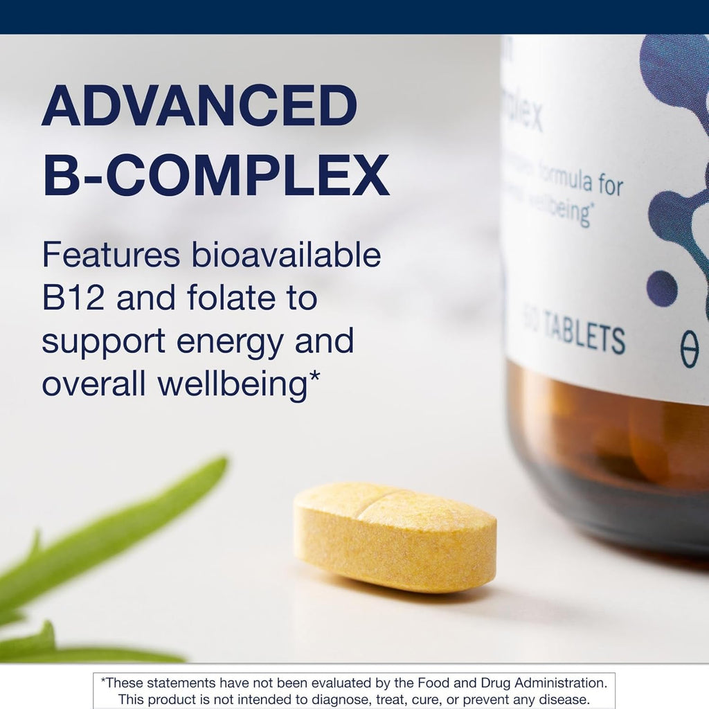 Metagenics Vitamin B-Complex - Energy Support & Healthy Stress Response* - with Vitamin B6 & B12 - Vegetarian & Gluten-Free - 60 Tablets