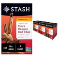 Stash Tea Spice Dragon Red Chai Herbal Tea, Caffeine Free, 18 Bags (Pack Of 6)