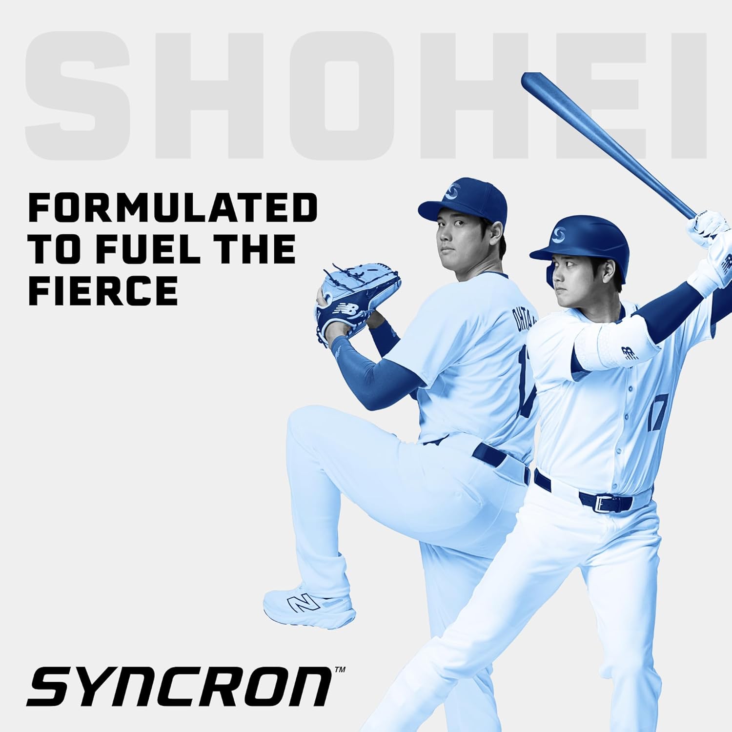 Syncron Pre Workout Sports Drink Endorsed by Shohei Ohtani, Aluminum Bottled, Sugar Free Pre Workout Drink with L Arginine, L Citrulline & BCAAs, Pre Workout Energy Shot, Grapefruit, 6 Pack, 2 oz