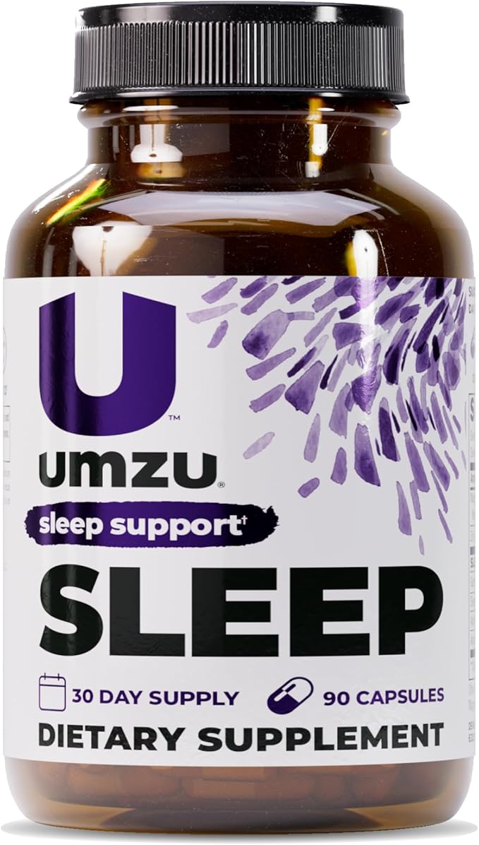 UMZU Sleep Magnesium Glycinate Supplement, (30 Day Supply) – with GABA L-Theanine Zinc & Herbal Extracts – Magnesium Glycinate for Sleep Relaxation Calm Mood & L-Theanine Nightly Wellness Support