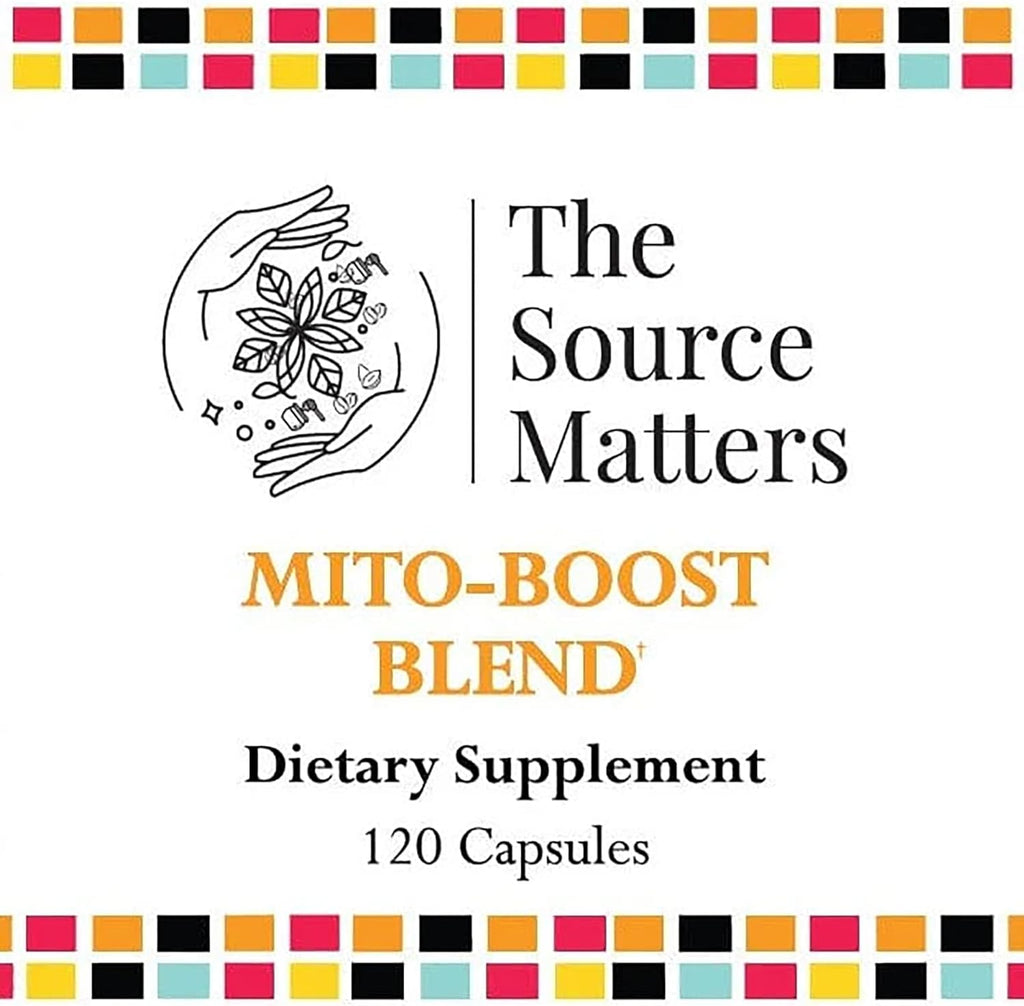 Mito-Boost Blend Dietary Supplement | Cellular Energy and Anti-Aging, Nutrient Daily Support with Antioxidants, Detox Pathway Management, Immune System Maintenance (120 Capsules)