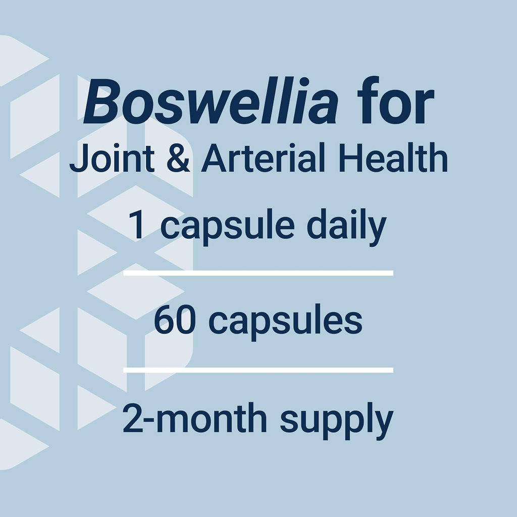 Life Extension 5-LOX Inhibitor with AprèsFlex®, 100 mg, standardized Boswellia serrata Extract, Promotes Joint, Cell & arterial Health, Gluten-Free, Non-GMO, Vegetarian, 60 Capsules