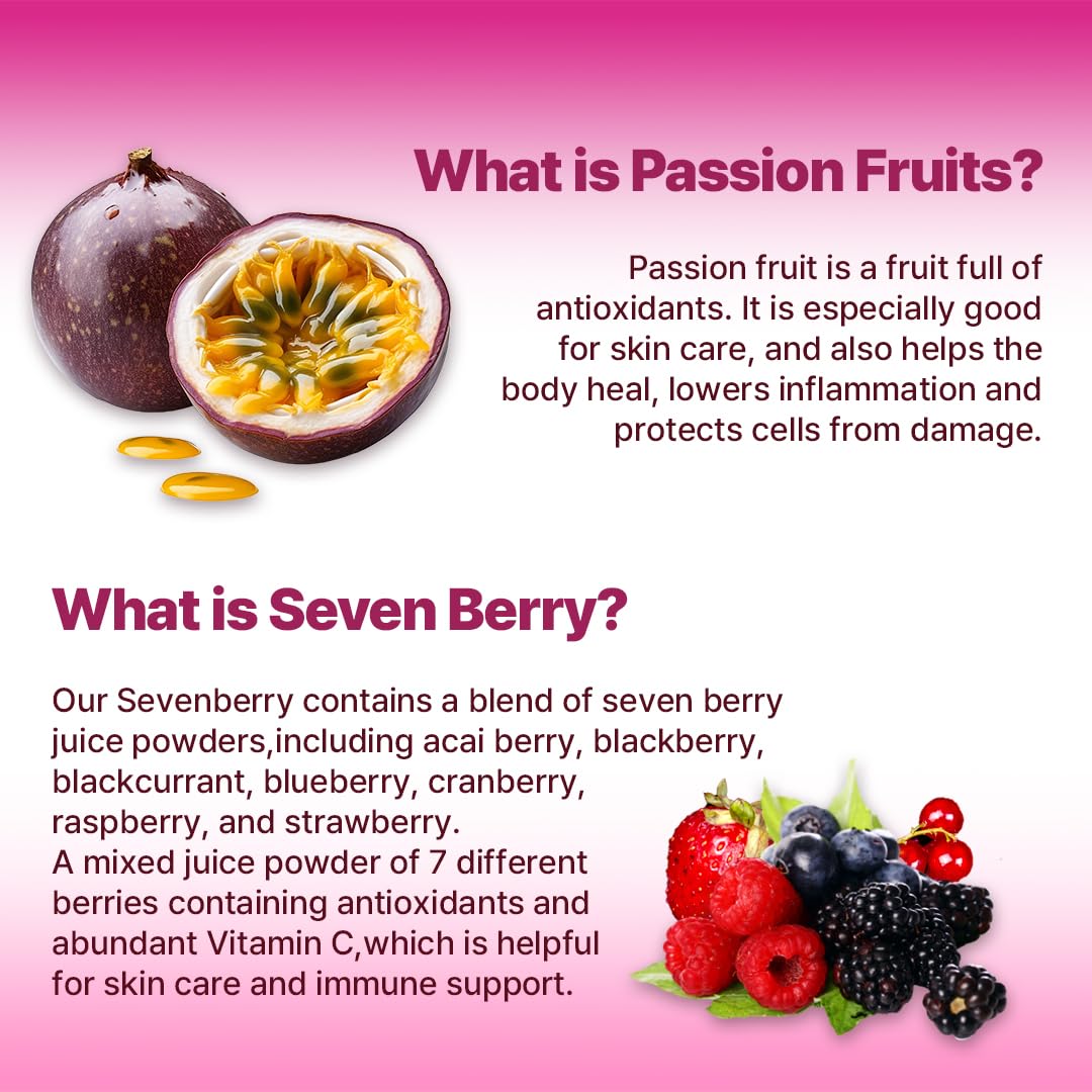 KAYFOOD-Kombucha-Peach-Garden-Daily Zero Sugar, Diet, Gut Healthy Sparkling Beverage, Fermented Korean Drinks for Iced, Hot, Workout Tea (10ST) (10ST, Passion Fruit&berry)