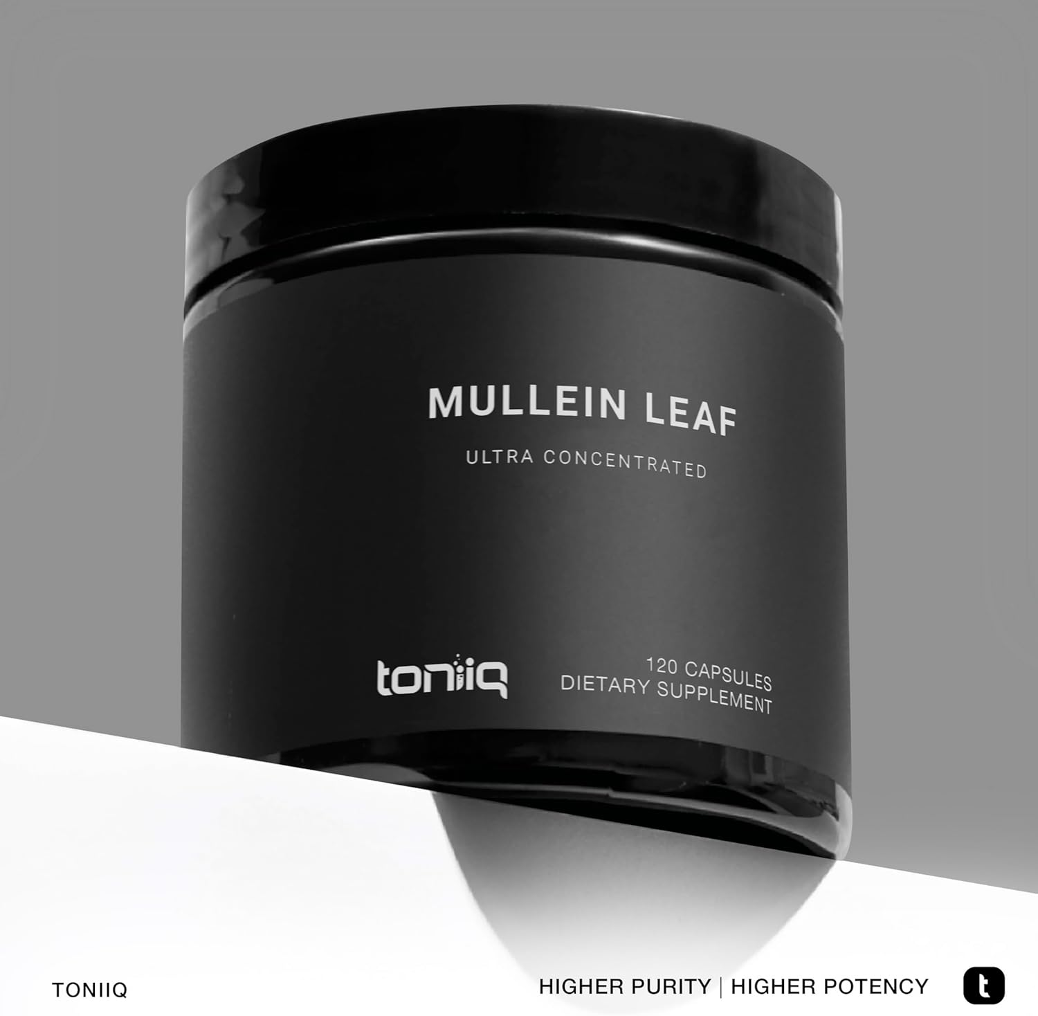 Mullein Leaf Capsules - Ultra High Potency 10:1 Extract - 1300mg Per Serving - Highly Concentrated - Third-Party Lab Tested - 120 Capsules