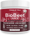 BioBeet® Beet Juice (Black Cherry Flavor) Max Strength 20x High Concentration than Beet Root Powder – Organic, Cold-Pressed, USA Grown, Raw Form – Nitric Oxide, Circulation Support (50 Servings)