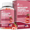 Ultra Methylated Vitamin B Complex Sugar Free Gummies - All B Vitamins + Vitamin C D3 K2 Ashwagandha Magnesium Omega 3 CoQ10 & More for Women Men - Methyl Vitamin B12, B1, B2, B3, B5, B6, B7 & B9