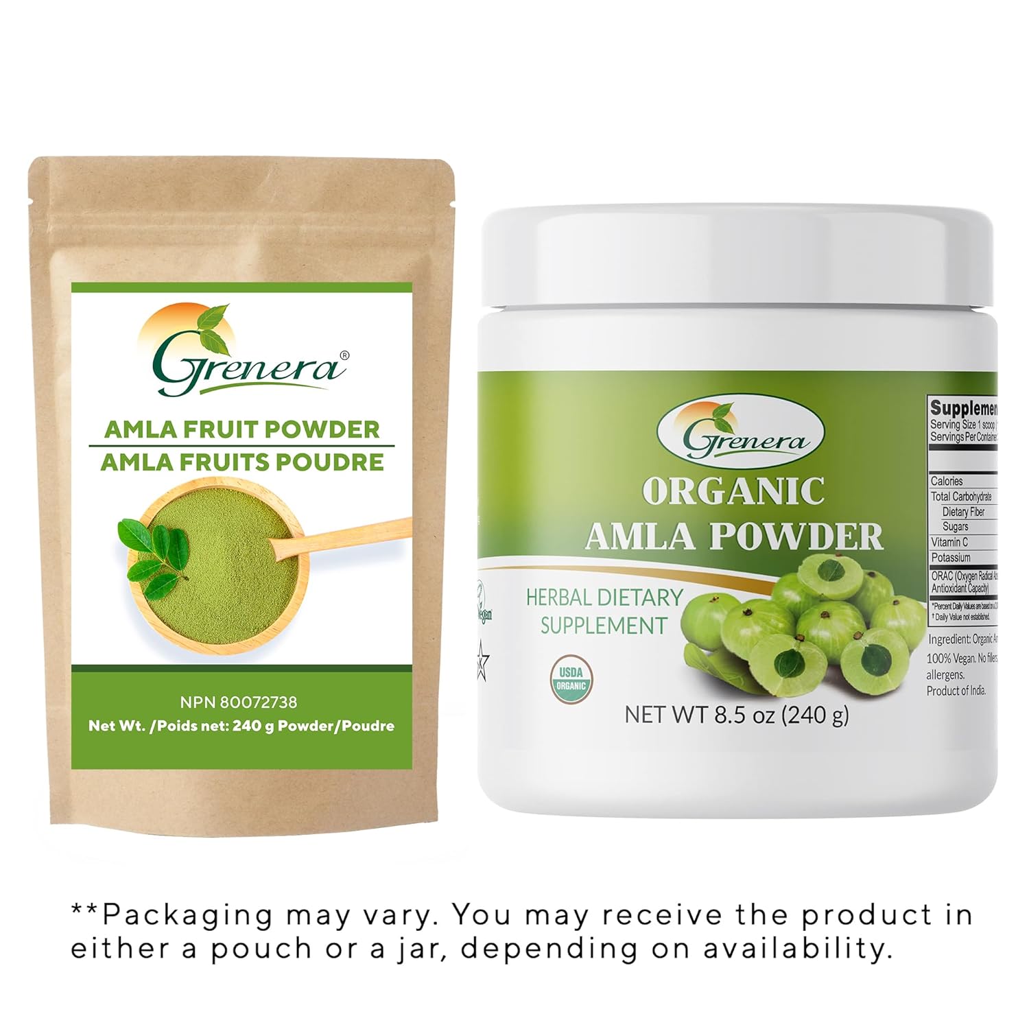 Organic Amla Powder (Amalaki / Indian Gooseberry) - 8.5 Ounce - Rich in Vitamin C, USDA Organic, Lab Tested