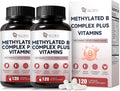 16-in-1 Methylated Multivitamin Plus, Methylated B Complex with Vitamin B12 & Methylfolate, B1-B7, CoQ10 & Alpha Lipoic Acid, Vitamin B Complex for Energy, Brain, Heart, Immunity& Antioxidant,120 Caps