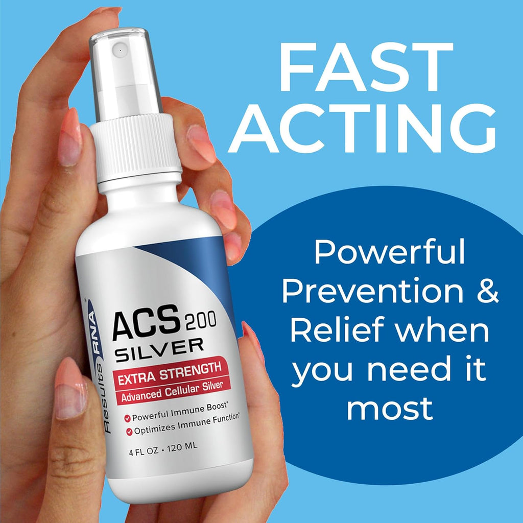 Results RNA - ACS 200 Silver Extra Strength Immune System Support – Advanced Cellular Colloidal Silver Supercharges Your Immune System. Recommended by Doctors Worldwide ( 2 oz )