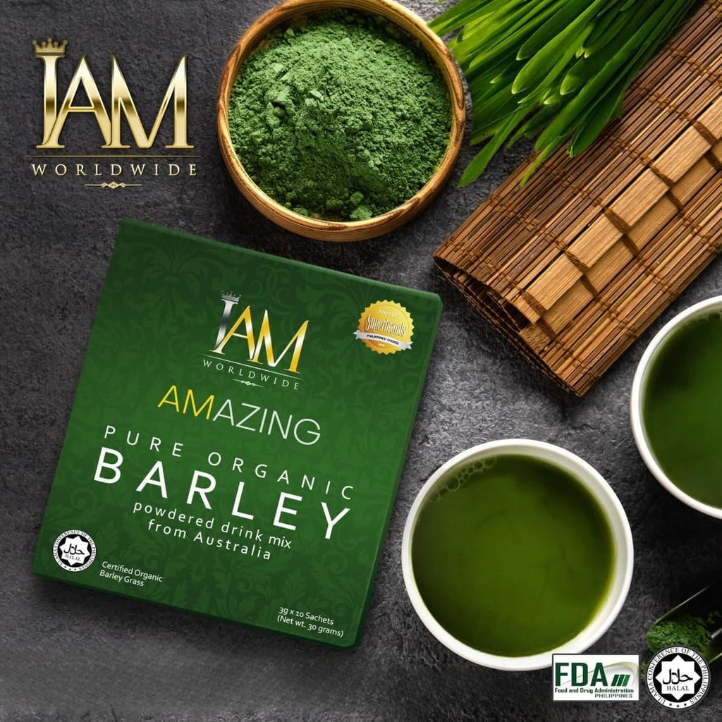 IAM Amazing Pure Barley Powdered Drink Mix from Australia-3 Boxes