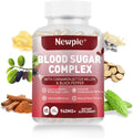 Blood Sugar Complex Supplement – Supports Healthy Blood Sugar in Normal Range, Natural with 20 Active Ingredients Including Cinnamon and Bitter Melon, Non-GMO, 60 Capsules (1)
