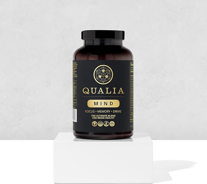 Qualia Mind | The Ultimate Blend for Brain Health* | Doctor-Formulated Nootropic to Fuel Focus & Concentration* | Supports Long Term Brain Health| Maintain Drive & Productivity