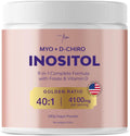 QSTA Myo-Inositol & D-Chiro Inositol Supplement for Women 4100mg (40:1 Ratio) – 9-in-1 with Folate, Vitamin B6, B12, D3, Zinc & Chromium