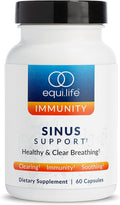 Equilife Sinus Support Supplement with Berberine, NAC, Licorice Root, and Antioxidant Rich Herbal Blend, Plant Based Formula for Seasonal Balance, Gluten Free, Soy & Dairy Free, 20 Servings