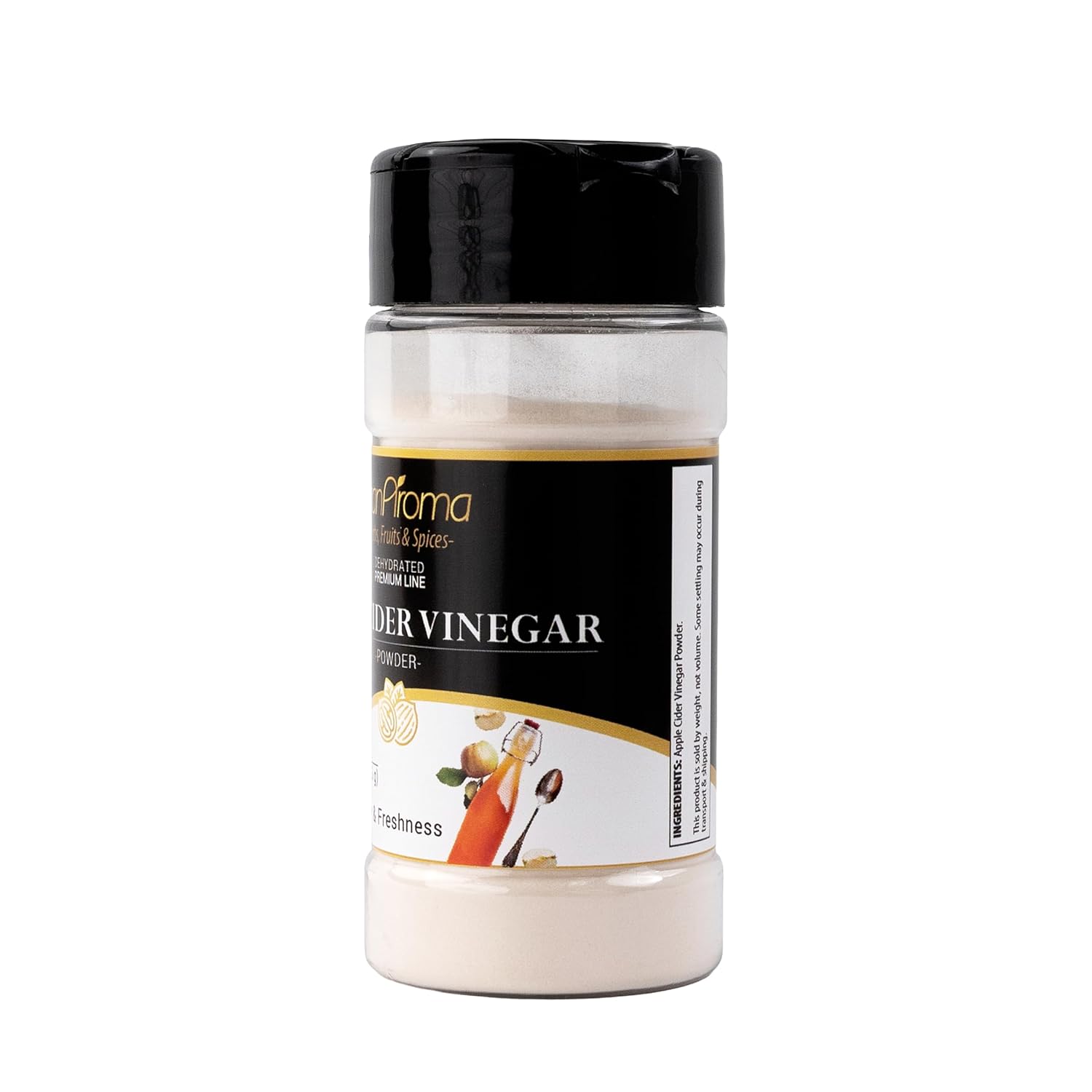 GranAroma Apple Cider Vinegar Powder, 2 oz, Tangy Flavor, Chips & Dips, Seasoning Powder