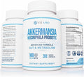 Akkermansia Probiotic & Berberine GLP-1 Support Supplement – 100 Million AFU Probiotic for Gut Health & Metabolic Balance with Green Tea, Acacia Fiber & Enzymes – 30 Capsules