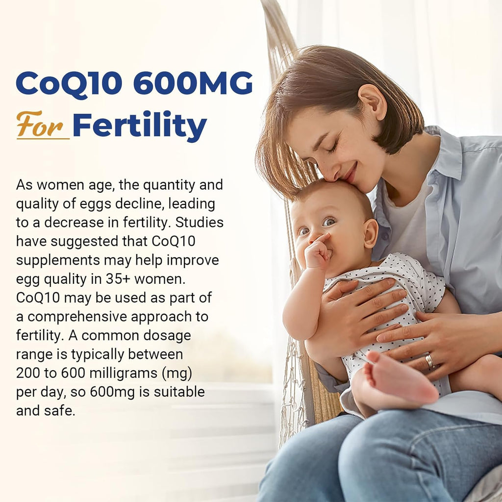 Liposomal CoQ10 Ubiquinol 600mg Softgels | Superior Absorption Ubiquinol CoQ10 Supplement | Powerful Active Antioxidant Form of Coenzyme Q10 | Heart Function & Energy Production | 120 Softgels