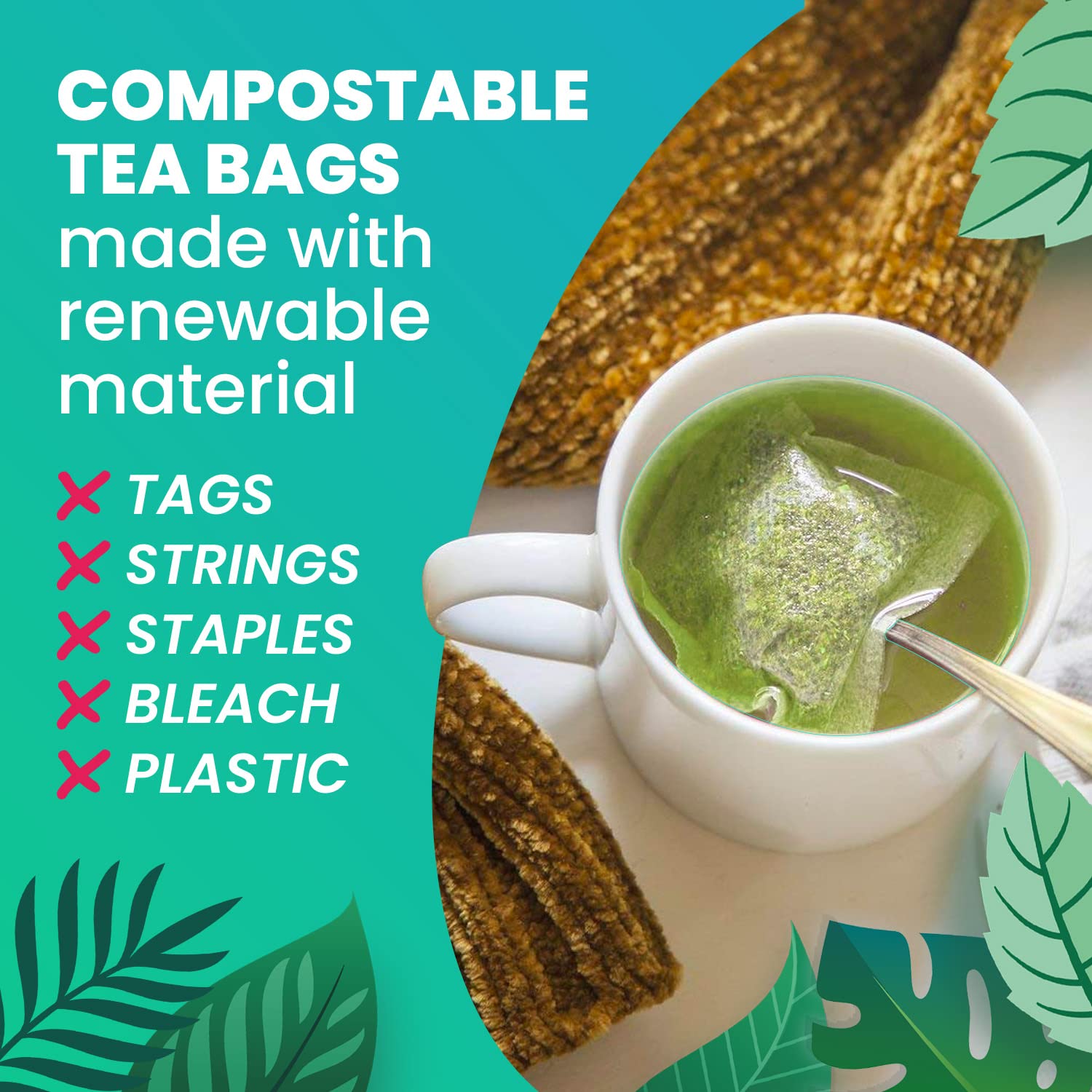 Organic Nettle Leaf Tea | Eco-Friendly Tea Bags | Non-GMO Caffeine Free Tea With Zero Sugar | Cederberg Tea Company.