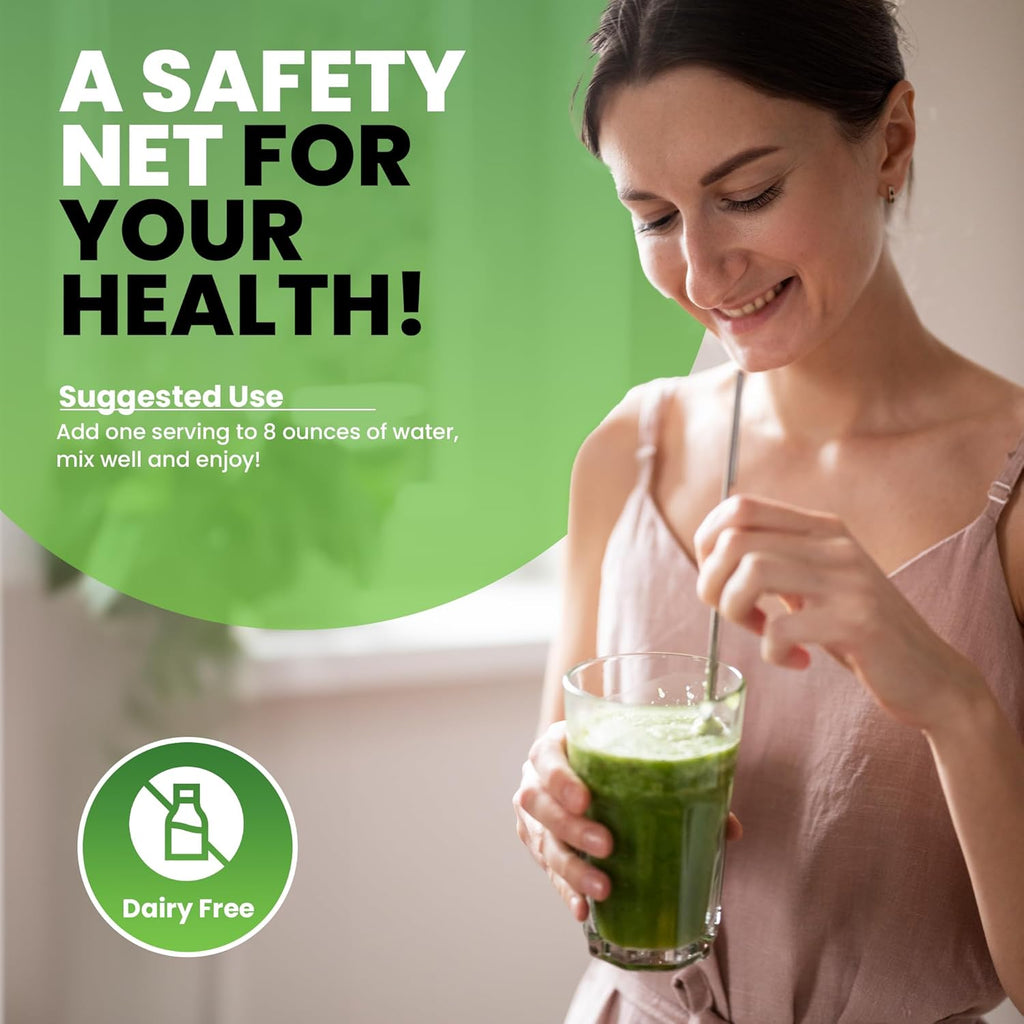 LIVEGOOD™ Organic Super Greens with Wheat, Barley, Oat Grass, Matcha Green Tea, Aloe Vera, Vegan, Gluten Free, 7.2 oz.