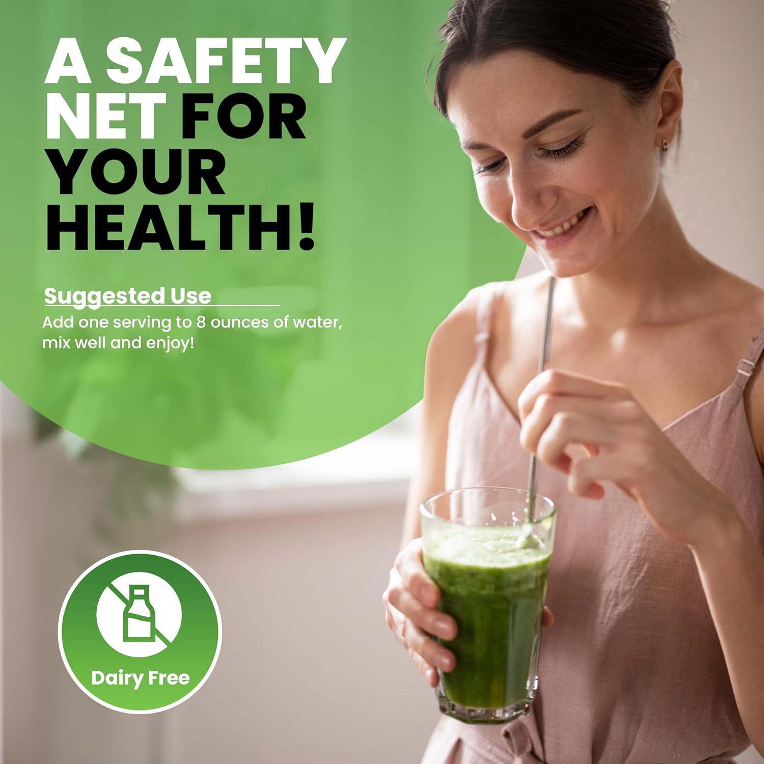 LIVEGOOD™ Organic Super Greens with Wheat, Barley, Oat Grass, Matcha Green Tea, Aloe Vera, Vegan, Gluten Free, 7.2 oz.