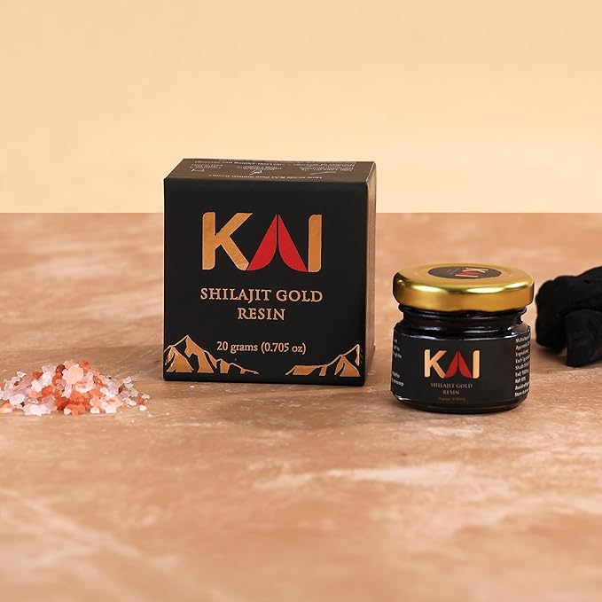 Himalayan Shilajit, All Natural Vegan Shilajit Resin with Fulvic Acid & 80 Trace Minerals, Supports Energy, Focus & Daily Wellness, Zero Artificial Colors or Preservatives (20g)