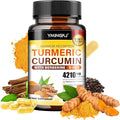 Turmeric Curcumin Supplement with Black Pepper & Bioactive Botanicals, Turmeric,Ginger,Berberine,Ceylon Cinnamon, – Premium Organic Supplement for Daily Wellness Support 60 Capsules