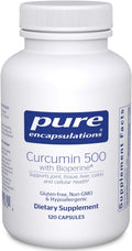 Pure Encapsulations Curcumin 500 with Bioperine - Antioxidant Supplement to Support Joints, Tissue, Liver, Colon & Cellular Health* - with Turmeric Curcumin & Bioperine - 120 Capsules