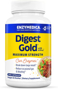 Enzymedica - Digest Gold with ATPro, High Potency Enzymes for Optimal Digestive Support, 240 Capsules