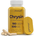 LongLifeNutri Chrysin 500mg – 180 Vegetarian Capsules, from Passion Flower, 5, 7-Dihydroxyflavone, Natural Antioxidant for Overall Wellness, 6-Month Supply, GMP Certified, Made in USA