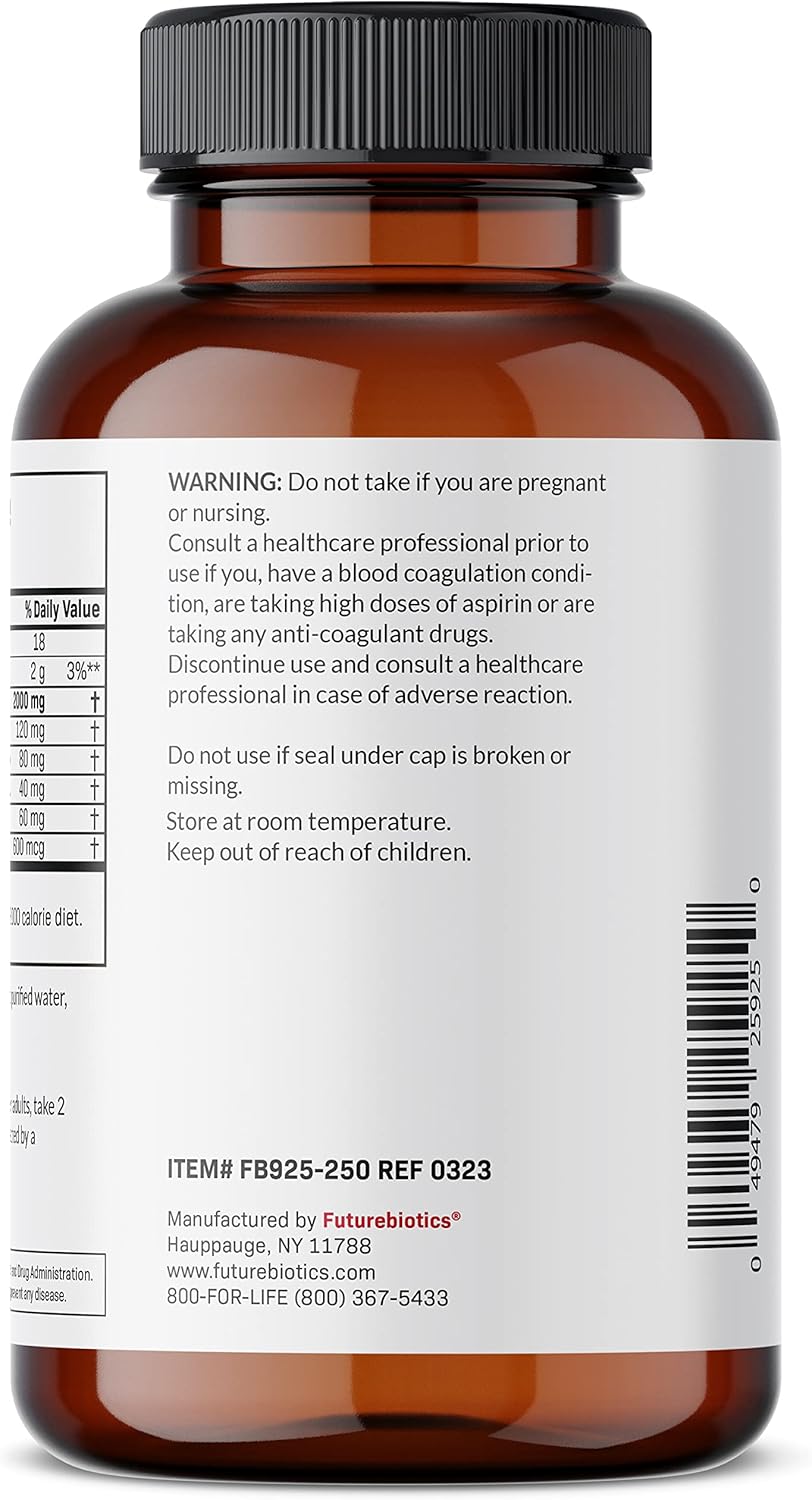 Futurebiotics Antarctic Krill Oil 2000mg with Astaxanthin, Omega-3s EPA, DHA and Phospholipids - 100% Pure Premium Krill Oil Heavy Metal Tested, Non GMO – 250 Softgels