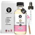 Dolce Flav Natural Cake Batter Extract – 2 Ounce Water-Soluble Kosher, Sugar-Free, Concentrated Birthday Cake Flavor for Frosting, Cupcakes & Ice Cream, Includes Measured Dropper