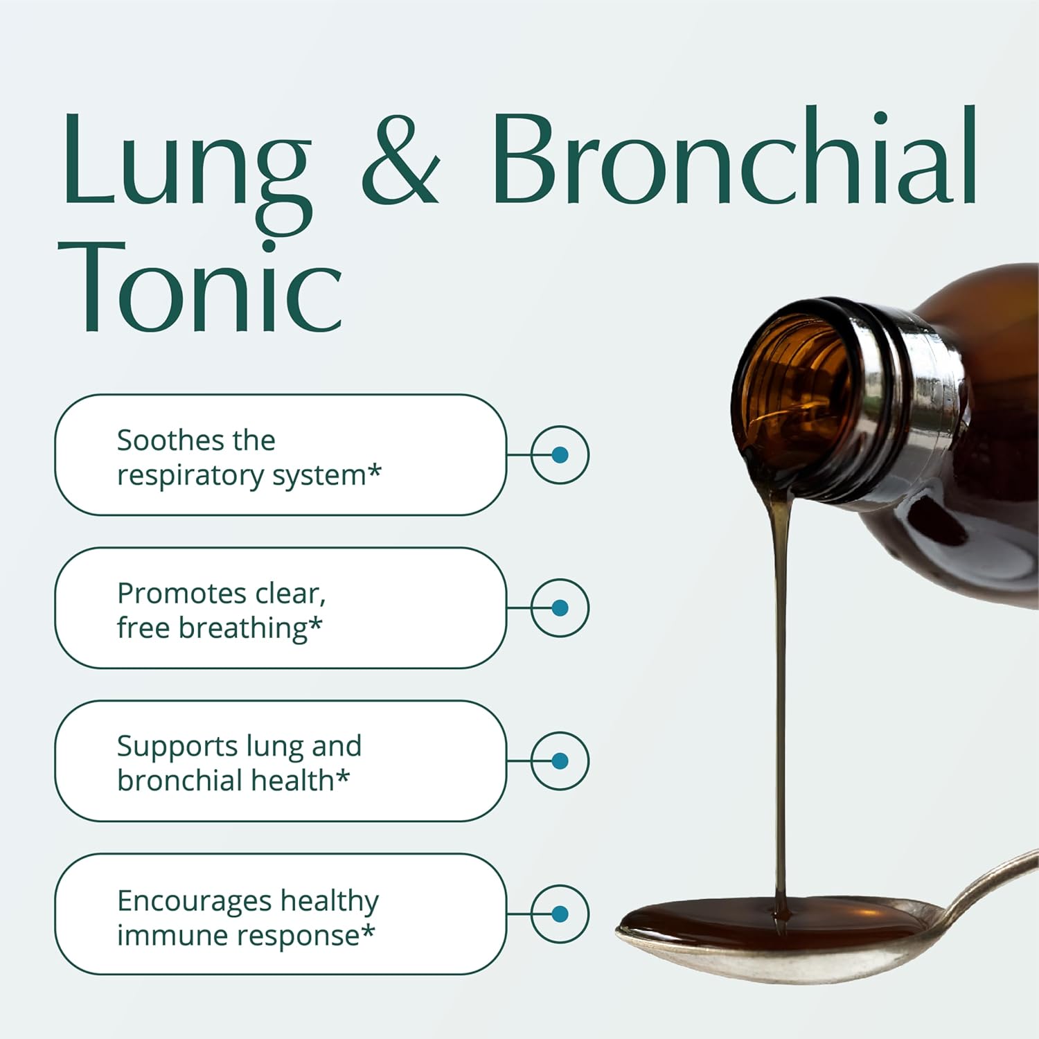Natura Health Products Lung & Bronchial Tonic - Soothes and Tonifies The Respiratory System - Featuring Mullein Leaf Extract, Thyme, Fenugreek, Lobelia and Plantain (4 Fluid Ounces)