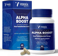 Alpha Boost – Natural Free Testosterone Support, Energy, Stamina, Endurance & Vitality for Men & Women, Multivitamin for Healthy Aging & Performance & Utilizes VESIsorb® (60 Ct)