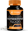 Berberine Supplement 15,000mg - Berberine with Ceylon Cinnamon, Overall Wellness Support Capsules - 120 Capsules (Pack of 1)