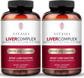 Liver Cleanse Detox & Repair, Liver Complex W/Milk Thistle Extract, Garcinia, Curcumin C3, Support Herbal Dietary Supplement, Detox Formula for Women & Men, 60 Capsule (Pack of 2)
