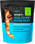 LEGION Whey+ Protein Whey Isolate from Grass Fed Cows - Whey Protein Isolate Powder Low Calorie, Non-GMO, Sugar Free, Lactose and Gluten Free, All Natural Protein Powder for Men & Women 30 Servings