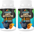 AMPK Activator Supplement 2000mg- Liposomal Technology - High Absorption Berberine, DIM, Resveratrol, Quercetin, Milk Thistle, Cinnamon- 120 Softgels for Energy & Cellular Support