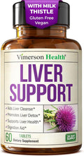 Liver Cleanse Detox & Repair Milk Thistle Supplement - 60 Tablets Herbal Liver Support - Choline, Artichoke Extract & Chicory. Dandelion Root Supplement to Promote Cellular Repair & Digestion - Vegan