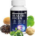 VEX Brain Supplements for Memory and Focus. Contain Vitamin B12, folic Acid, acetylcysteine, Purslane, Lion's Mane Mushroom, and Ginkgo biloba extracts—for Brain Health. 60 Capsules.