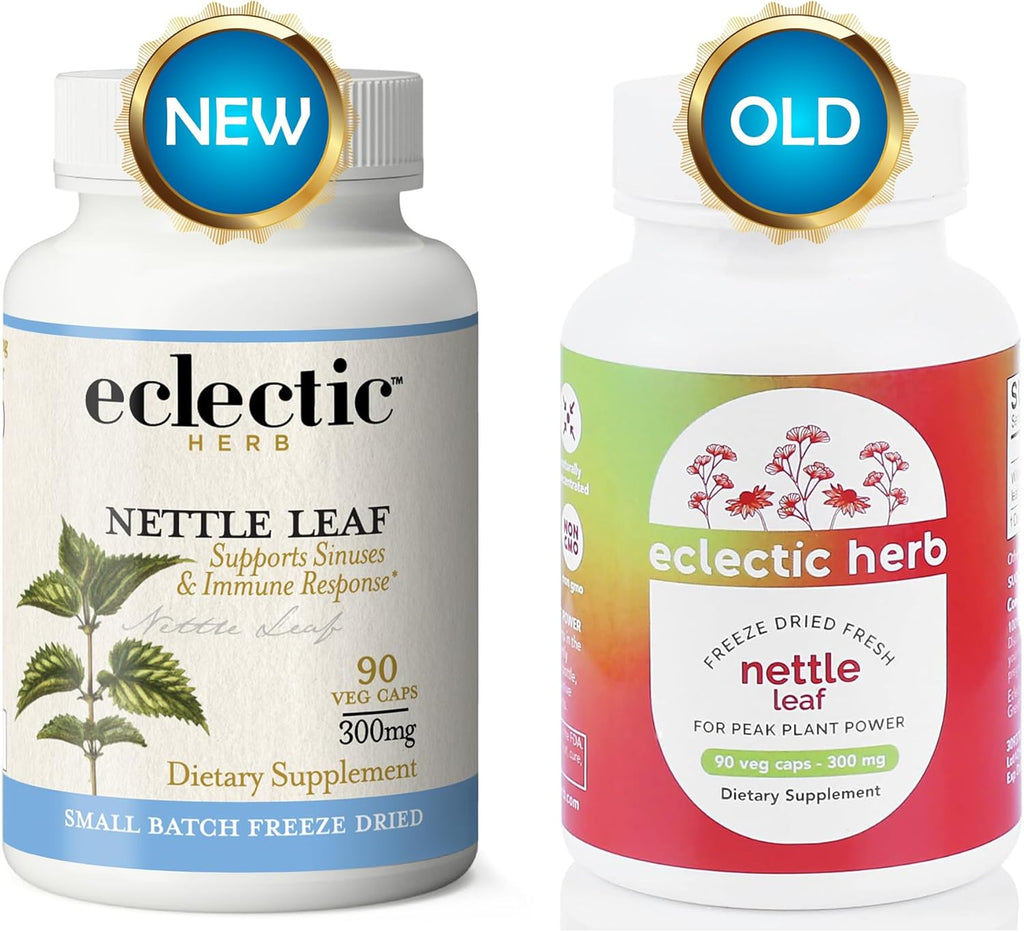Eclectic Nettles Leaf Freeze Dried Vegetables, Blue, 90 Count