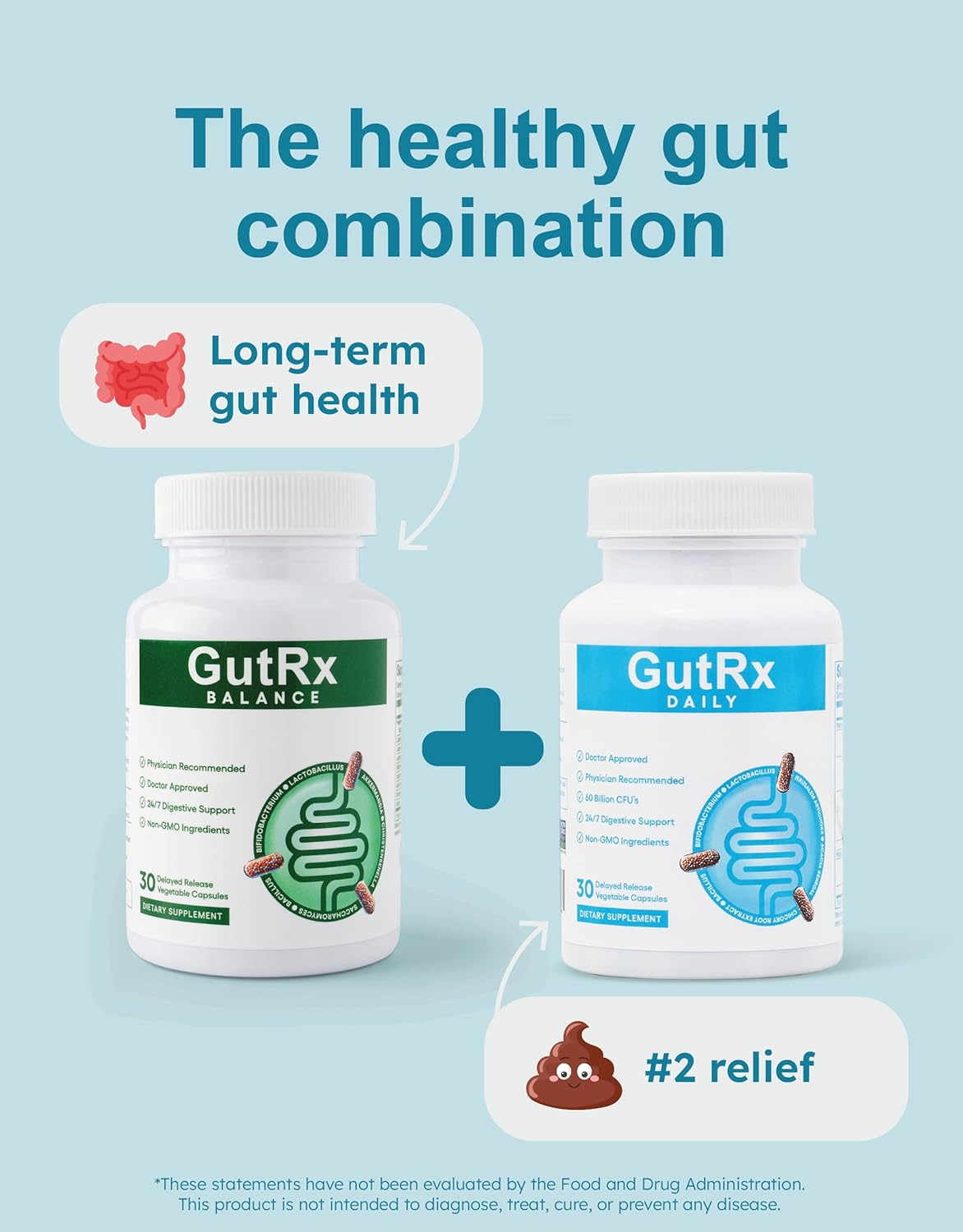 Daily Probiotics for Women & Men with Bifidobacterium Longum & Prebiotics for Gut Health, Gluten Free Probiotics for Digestive Health – 61 Billion CFU, 30 Ct Enteric Coated Capsules