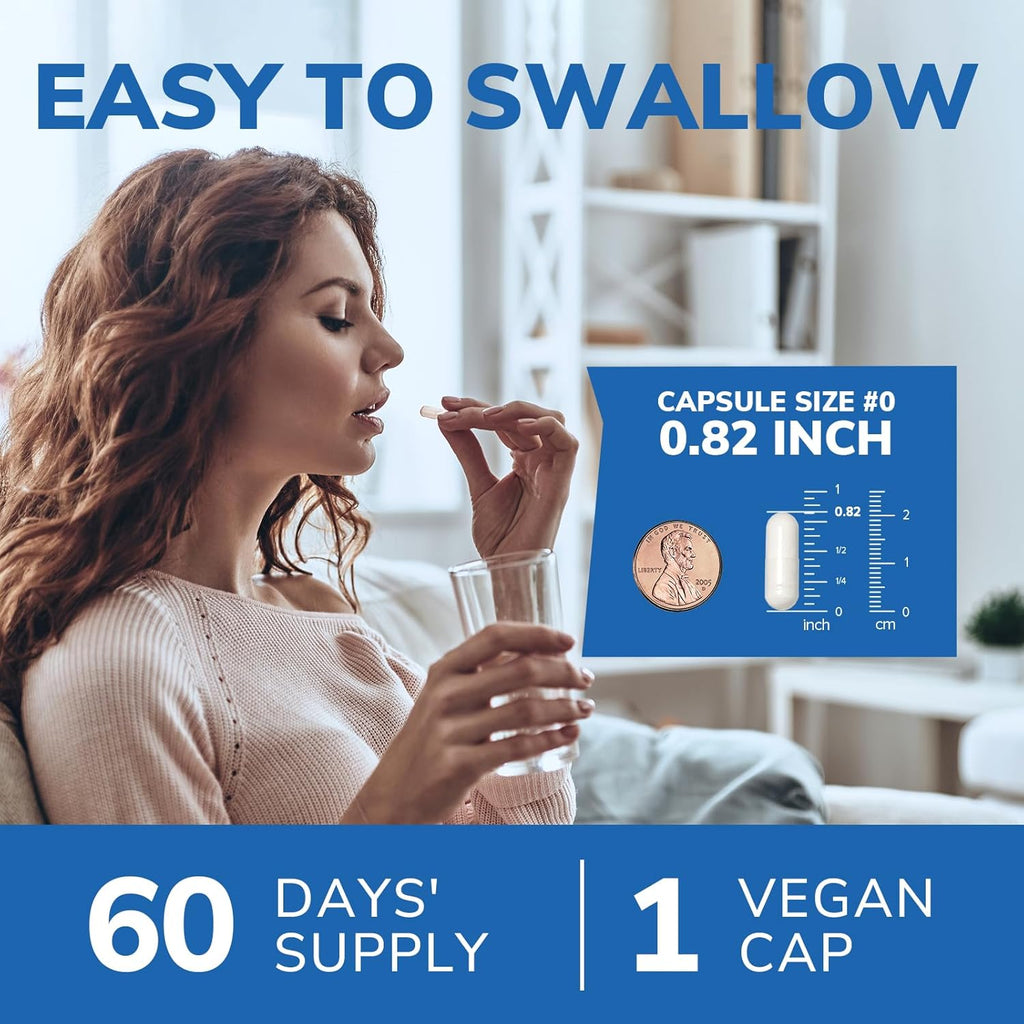 Probiotics for Women and Men, 120 Billion CFU 34 Strains, with Digestive Enzymes & Prebiotics, No Gluten, Gut Health, Digestive Health, Bloat Relief, 60 Veggie Caps