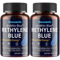 Methylene Blue Pharmaceutical Grade Capsules – USP Grade Brain Supplement with CoQ10, NAC, PQQ, Glycine & Vitamin C for Memory, Focus, Energy & Mitochondrial, No Formaldehyde - 120 Count