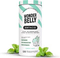 Wonderbelly Antacid, Effective Heartburn and Instant Acid Indigestion Relief, Extra Strength Chewable Tablets, 1000 mg Calcium Carbonate, No Talc or Dye, Sweet Mint, 120 Count