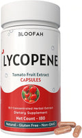 Lycopene Tomato Extract 500mg Capsules | Natural Lycopene Rich Herbal Supplement | Naturally-Occurring Carotenoid | 100% Pure, Non-GMO & Gluten Free Formula - 180 Count