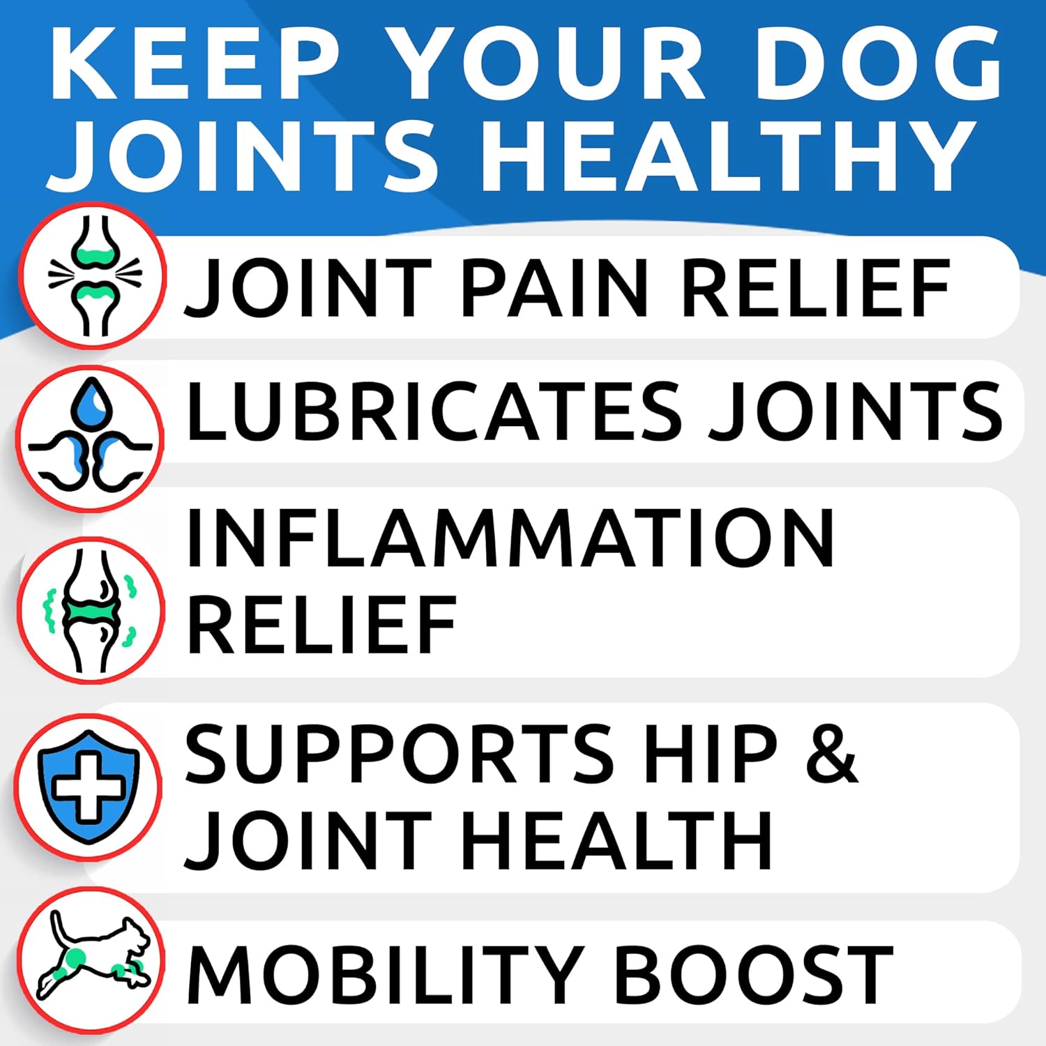 Hemp Chews for Dog - Joint Supplement for Dogs with Glucosamine, Chondroitin & Hemp - Hip & Joint Hemp Chews for Large & Small Breeds - Senior Dog Joint Pain Relief Treats - 120 Soft Chews