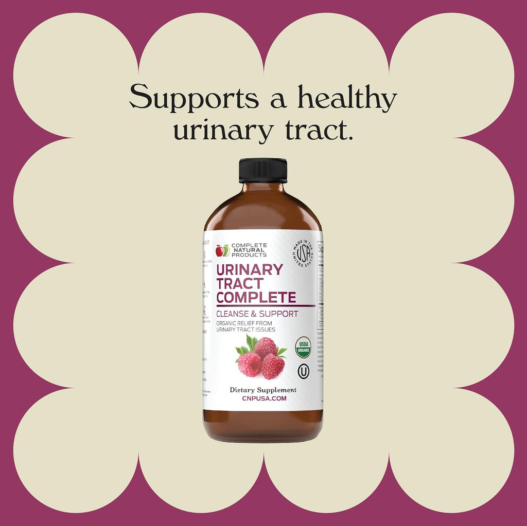 Complete Natural Products Urinary Tract Complete 8oz - Liquid Supplement for a Urinary Tract Cleanse, Defense, Health, and Treatment with Organic Cranberry & Organic D-Mannose