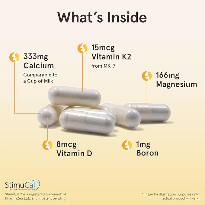 Jarrow Formulas BoneUp for Bone Density - Vitamin D3 and K2, Calcium Support, 360 Capsules, Promotes Skeletal Nutrition, Up to 60 Days Supply