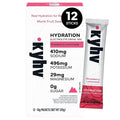 Kyhv Nutrition Hydration Electrolyte Drink Mix Powder Packets, Strawberry Lemonade - Balanced Sodium, Potassium, Magnesium & Vitamin C, Zero Sugar, Monk Fruit Sweetener (12 Stick Packs)